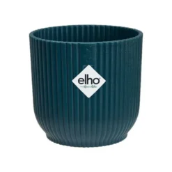 Cache-pot bleu foncé Elho Vibes Fold Mini - Ø 7 cm