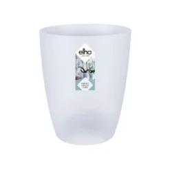 Cache-pot Brussels Orchidées haut Ø 12,5 x H 15,2 cm Polypropylène injecté