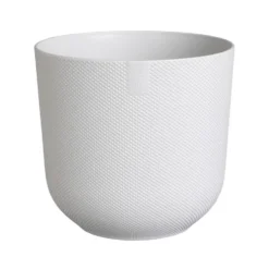 Cache-pot coloris blanc Jazz Elho - Ø 16 cm