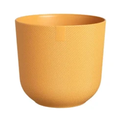 Cache-pot coloris jaune Jazz Elho - Ø 16 cm