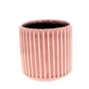 Cache-pot coloris rose en céramique Orchidée - Ø 13,5 x 14 cm