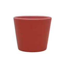 Cache-pot en céramique Baby coloris cayenne Fresh Baby C6 - Ø 7 x H 6 cm