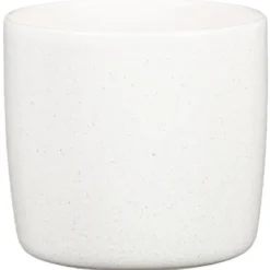 Cache-pot en céramique blanc Scheurich 900 Perla - Ø 21 cm