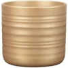 Cache-pot en céramique or Scheurich 850 Royal Gold - Ø 12 x H 11,1 cm