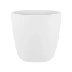 Cache-pot en plastique blanc Elho Brussels B25 - Ø 25 cm