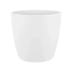 Cache-pot en plastique blanc Elho Brussels B25 - Ø 25 cm
