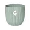 Cache-pot en plastique recyclé vert sorbet Elho Vibes fold rond- Ø 18 cm