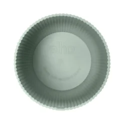 Cache-pot en plastique recyclé vert sorbet Elho Vibes fold rond- Ø 18 cm