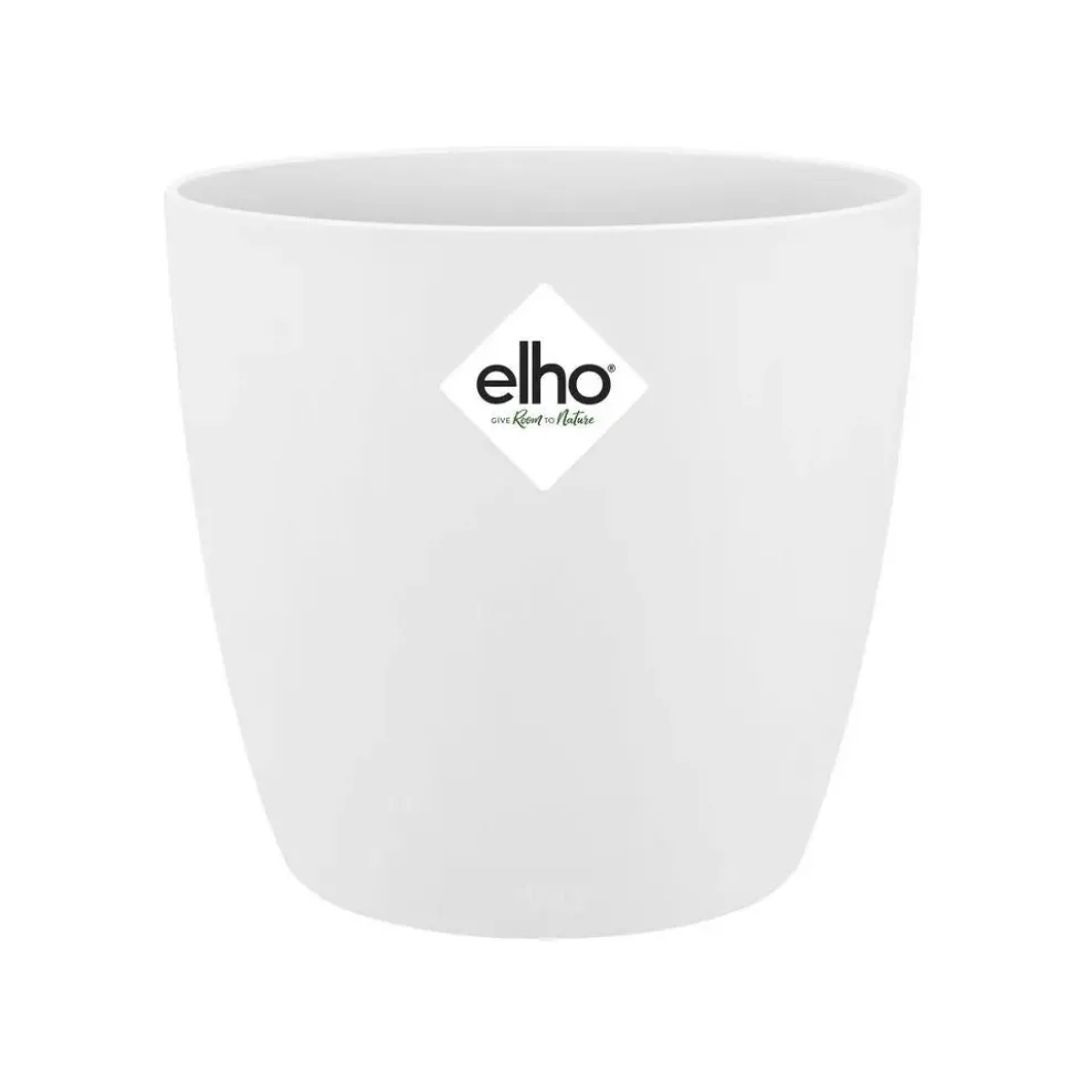 Cache-pot en polypropylène Elho Brussels rond mini blanc - Ø 7 cm