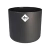 Cache-pot gris anthracite Elho b.for soft - Ø 14 cm