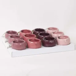 Cache-pot magnétique en céramique coloris rose - Ø 6 cm