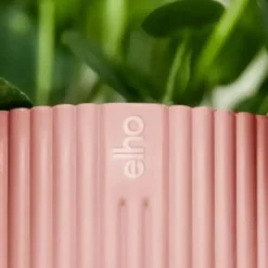 Cache pot rose poudré Elho Vibes fold - Ø 14 cm