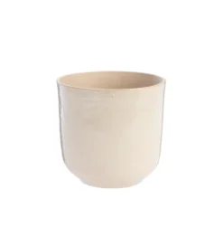 Cache-pot Sandstone en céramique coloris beige - Ø 30 cm