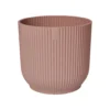 Cache-pot vibes fold coloris rose en plastique recyclé Elho - Ø 30 cm