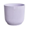 Cache-pot vibes fold coloris violet en plastique recyclé Elho - Ø 14 cm