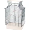 Cage ouverte perruche solor sky coloris bleu en acier galvanisé - 40 x 31 x 65 cm