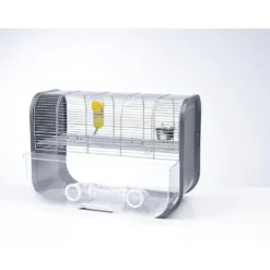 Cage pour gerbille coloris gris Savic Lugano - 60 x 29 x 44 cm