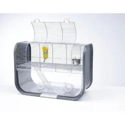 Cage pour gerbille coloris gris Savic Lugano - 60 x 29 x 44 cm