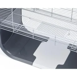 Cage pour gerbille coloris gris Savic Lugano - 60 x 29 x 44 cm