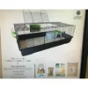 Cage pour lapin nain coloris noir avec 4 produits inclus Grain de vie Basics kit complet – 59 x 118 x 43 cm