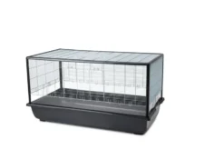 Cage pour rongeur coloris argent et noir en plastique Savic Aura 120 Knock Down - 118 x 64 x 62 cm