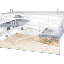 Cage pour rongeur coloris gris Zolux Panas Colour 50 – 52 x 29 x 35 cm