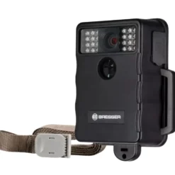 Caméra 5 MP Full-HD à capteur de mouvement noire Bresser - 8,8 x 14,5 x 6 cm