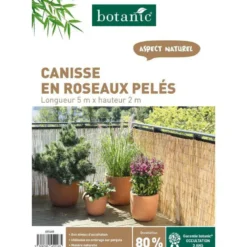 Canisse en roseaux fendus botanic® - H 200 cm x 5 m