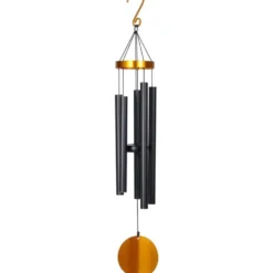 Carillon auréole aurifère coloris noir - 91 cm