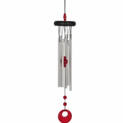 Carillon corail rouge Woodstock Chimes Chakra - 44 cm