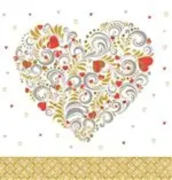 Carte double Arabesque aux Éditions Pictura - 16 x 16 cm