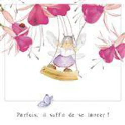 Carte simple rose Pictura Lily’s Garden