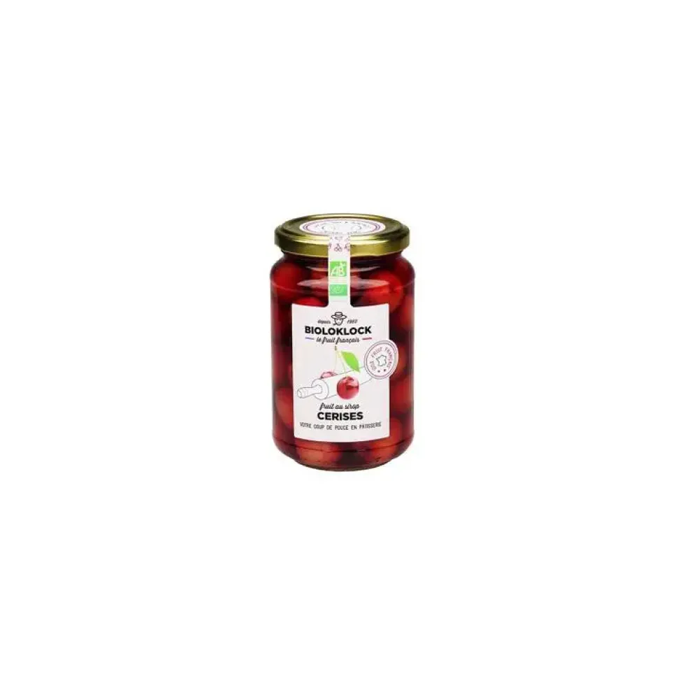 Cerises au sirop bio Bioloklock - 400 g