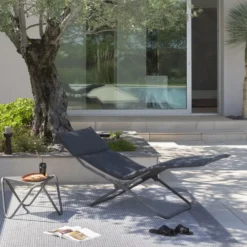 Chaise longue de jardin Bayanne Hedona Batyline®Eden Lafuma - 63 x 164 x 68 cm