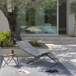 Chaise longue de jardin Bayanne Hedona Batyline®Eden Lafuma - 63 x 164 x 68 cm