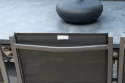 Chaise pliante en aluminium, couleur anthracite - CREADOR Censo