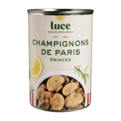 Champignons de Paris émincés bio Luce - 400 g