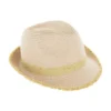Chapeau de paille beige Eleonor