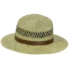 Chapeau de paille camberra beige pour homme taille 56
