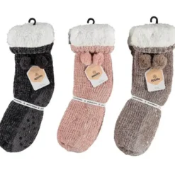 Chaussettes fourrées pour femme - la paire