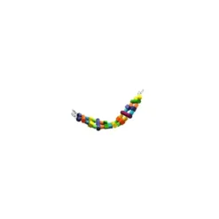 Échelle en bois pour perroquet multicolore 64x18 cm