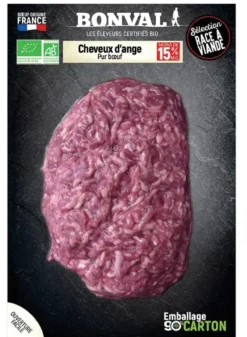 Cheveux d’ange pur bœuf sous vide 15% MG Bonval - 350 g