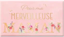 Chocolat au lait bio « Pour ma merveilleuse maman » Art Grafik - 40 g