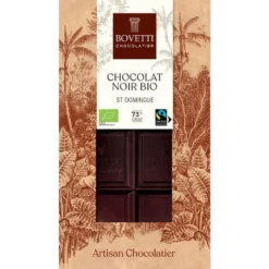Chocolat noir bio de Saint-Domingue 73% - 100 g