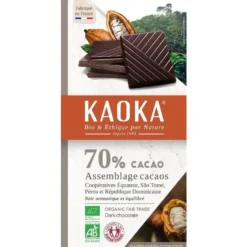 Chocolat noir 70% KAOKA 100 g