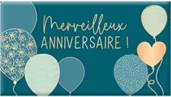 Chocolat noir « Merveilleux Anniversaire ! » bio Art Grafik - 40 g