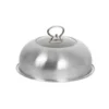 Cloche pour barbecue en inox et en verre – Ø 27 cm
