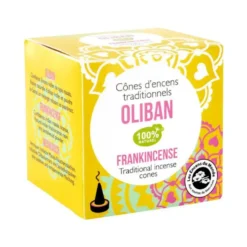 Cônes d’encens traditionnels parfum Oliban - la boîte de 15