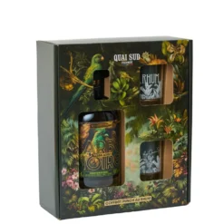 Coffret Barbe noire pour punch au rhum Quai Sud - 70 cl