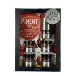 Coffret bar à piment Savor et Sens - 5 x 12 g